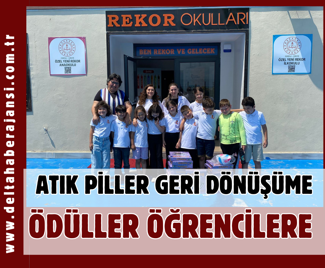 ATIK PİLLER GERİ DÖNÜŞÜME, ÖDÜLLER ÖĞRENCİLERE