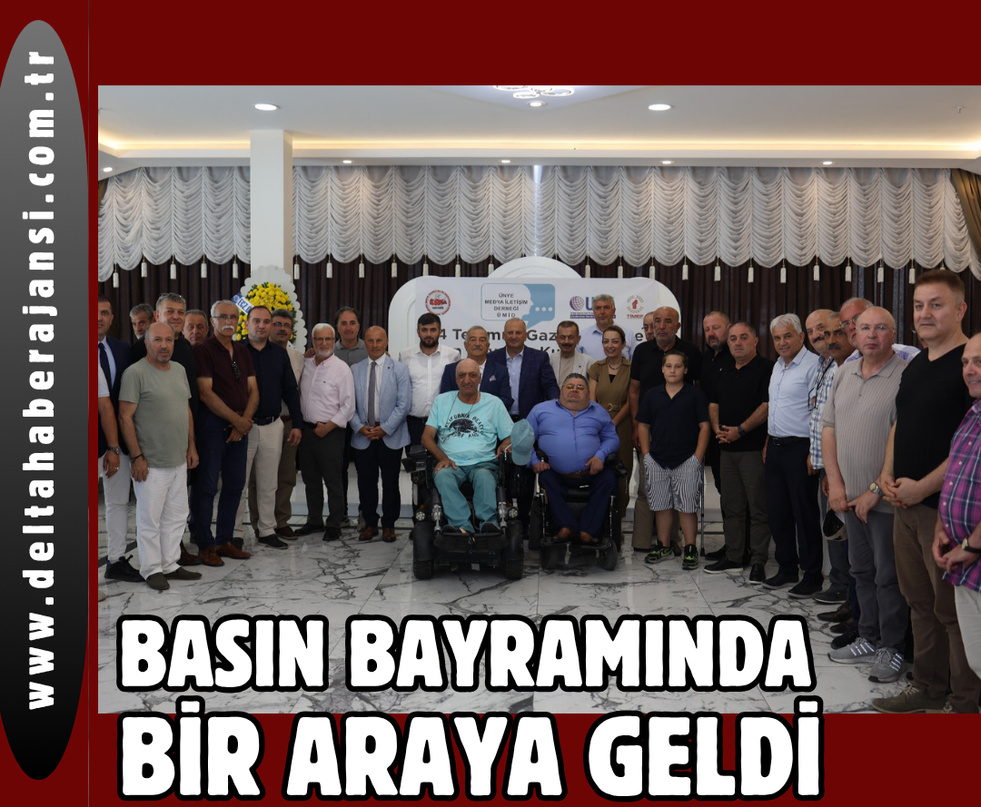 Ünye Basını, Basını Bayramında Bir Araya Geldi